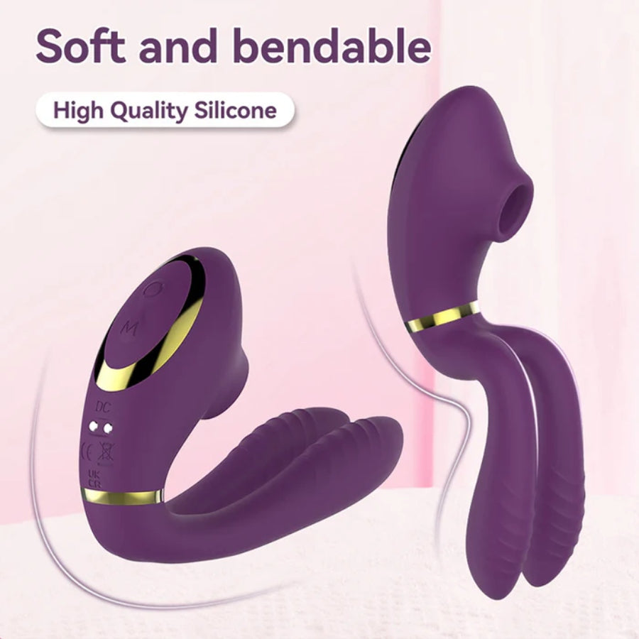 APP U-shaped Wearable Vibrator with Rotation Function