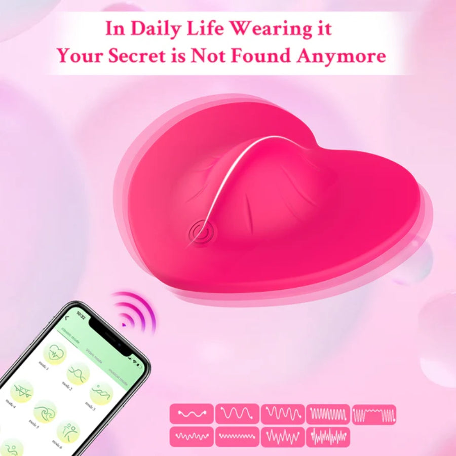 Vibrating Silicone Pad Love Egg Vibrator