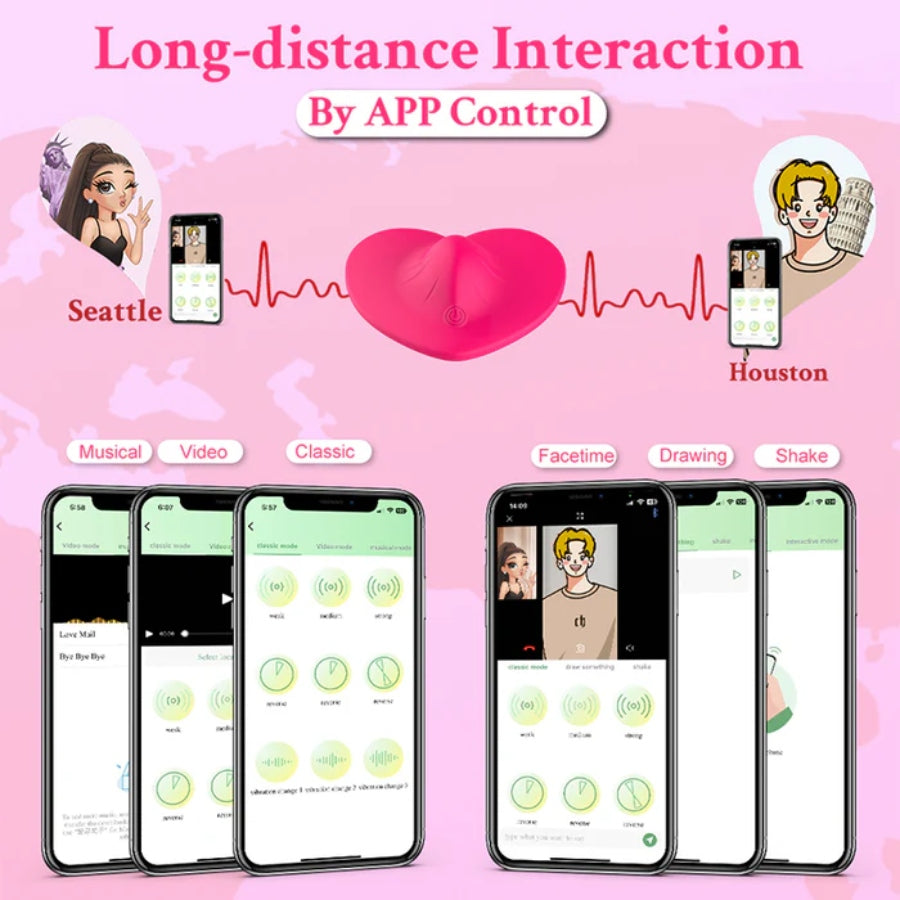 Vibrating Silicone Pad Love Egg Vibrator