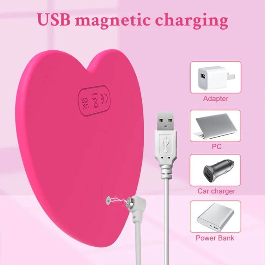 Vibrating Silicone Pad Love Egg Vibrator