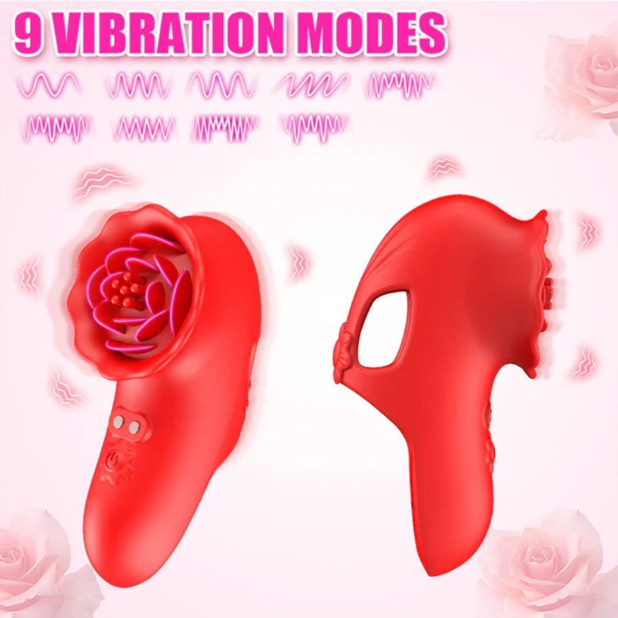 The Fingertip Rose Finger Vibrator