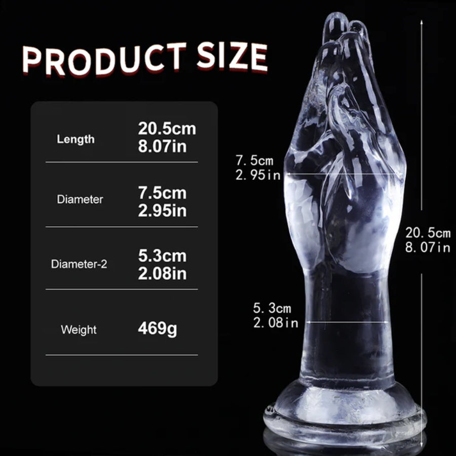 The Hand Shape TPE Dildo