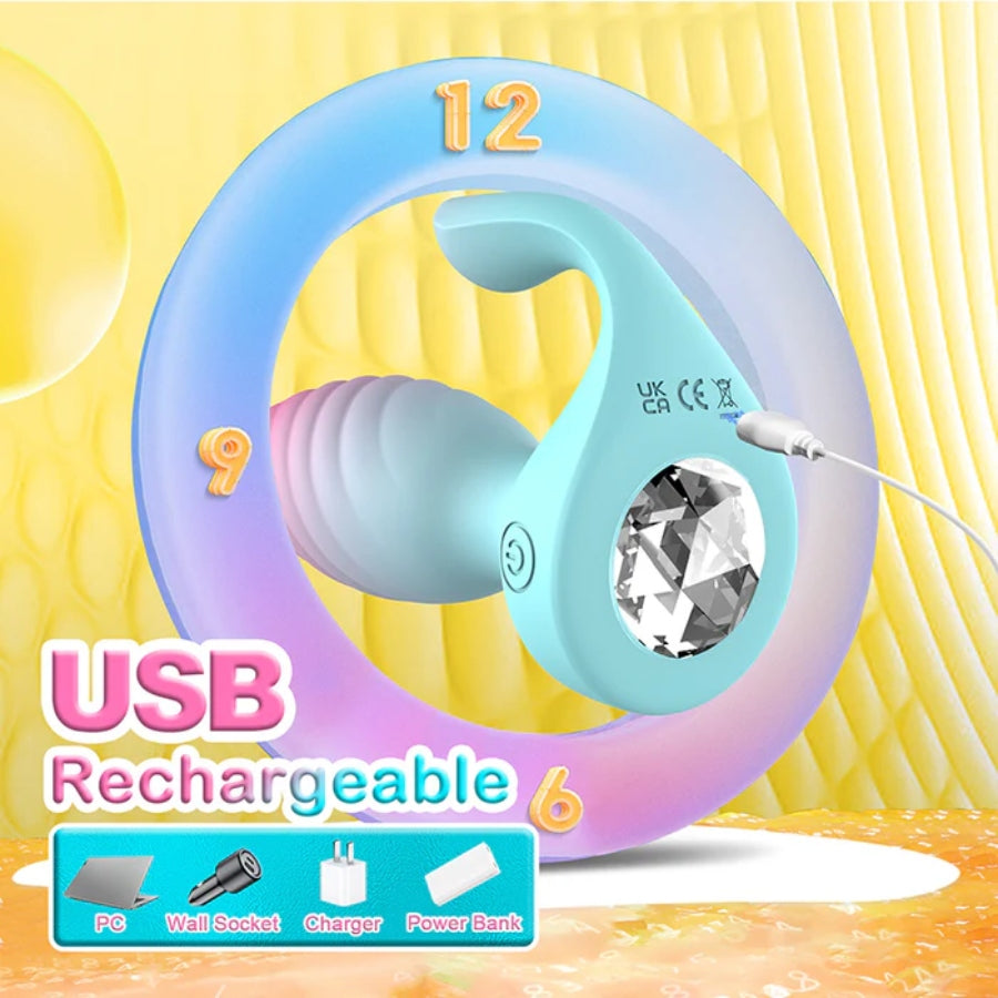 The Remote Control Colored Vibrating Butt Plug