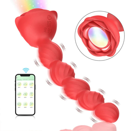 Luminous Rose Remote Beads