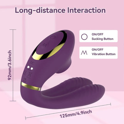 APP U-shaped Wearable Vibrator with Rotation Function