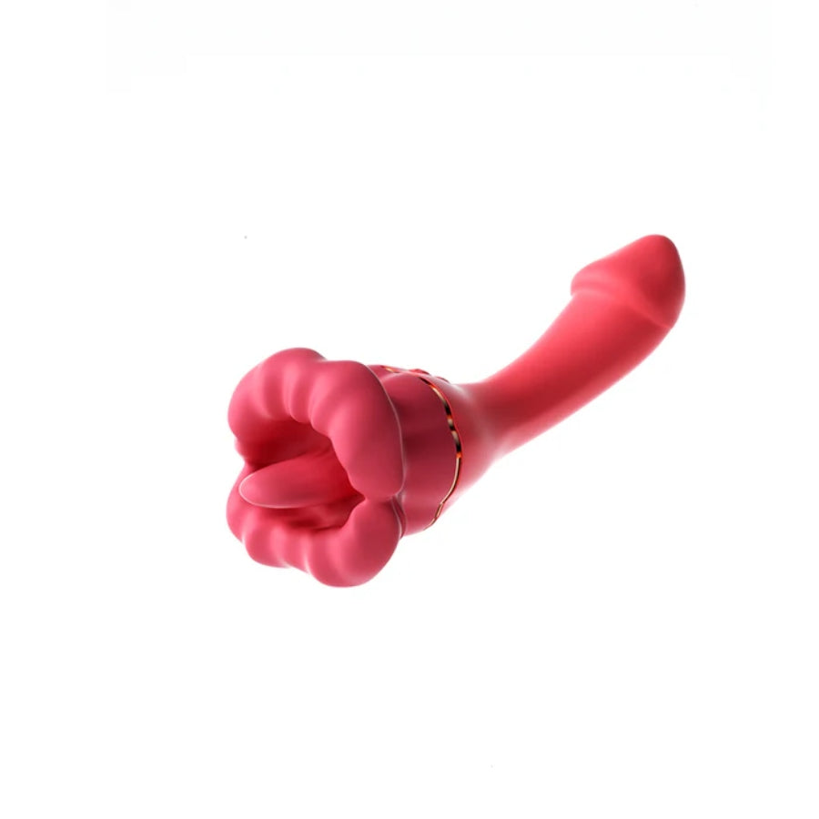 The Double-head Tongue Licking G-spot Vibrator