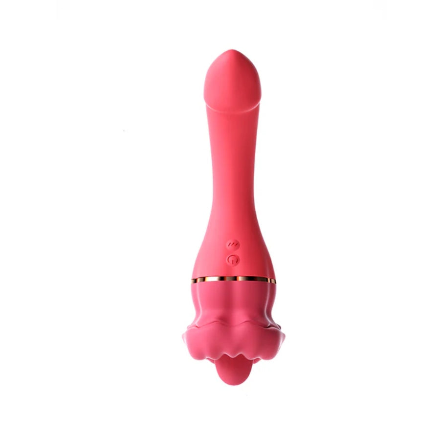 The Double-head Tongue Licking G-spot Vibrator