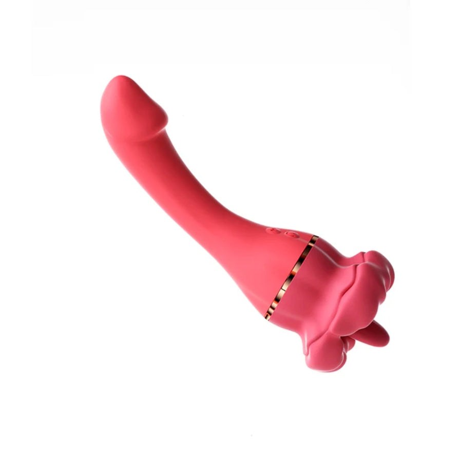 The Double-head Tongue Licking G-spot Vibrator